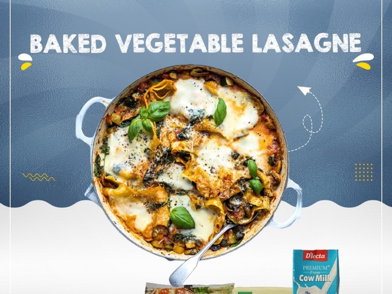 Baked Vegetable Lasagne Image
