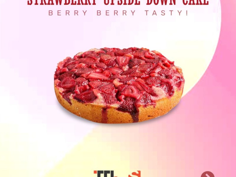 Strawberry Upside down Cake Image