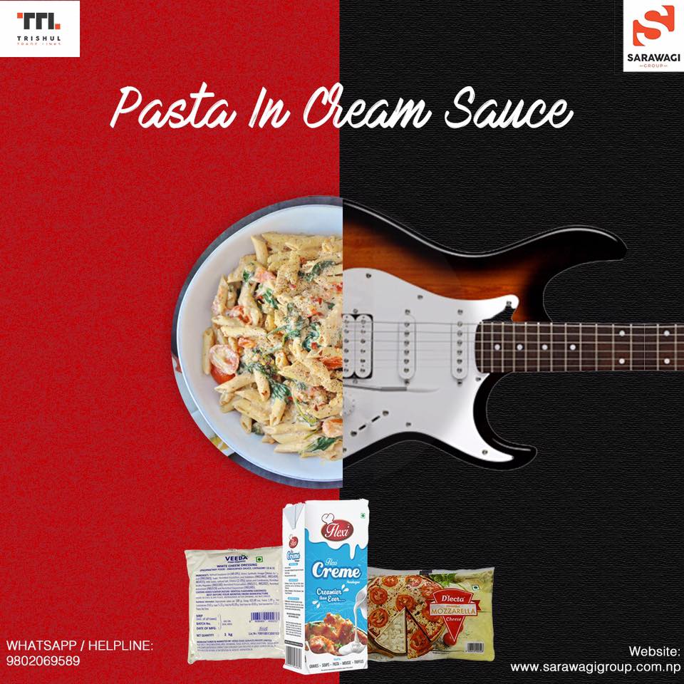 Pasta in Cream Sauce Image