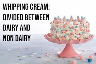 Whipping Cream and Non-Diary Whipping Cream