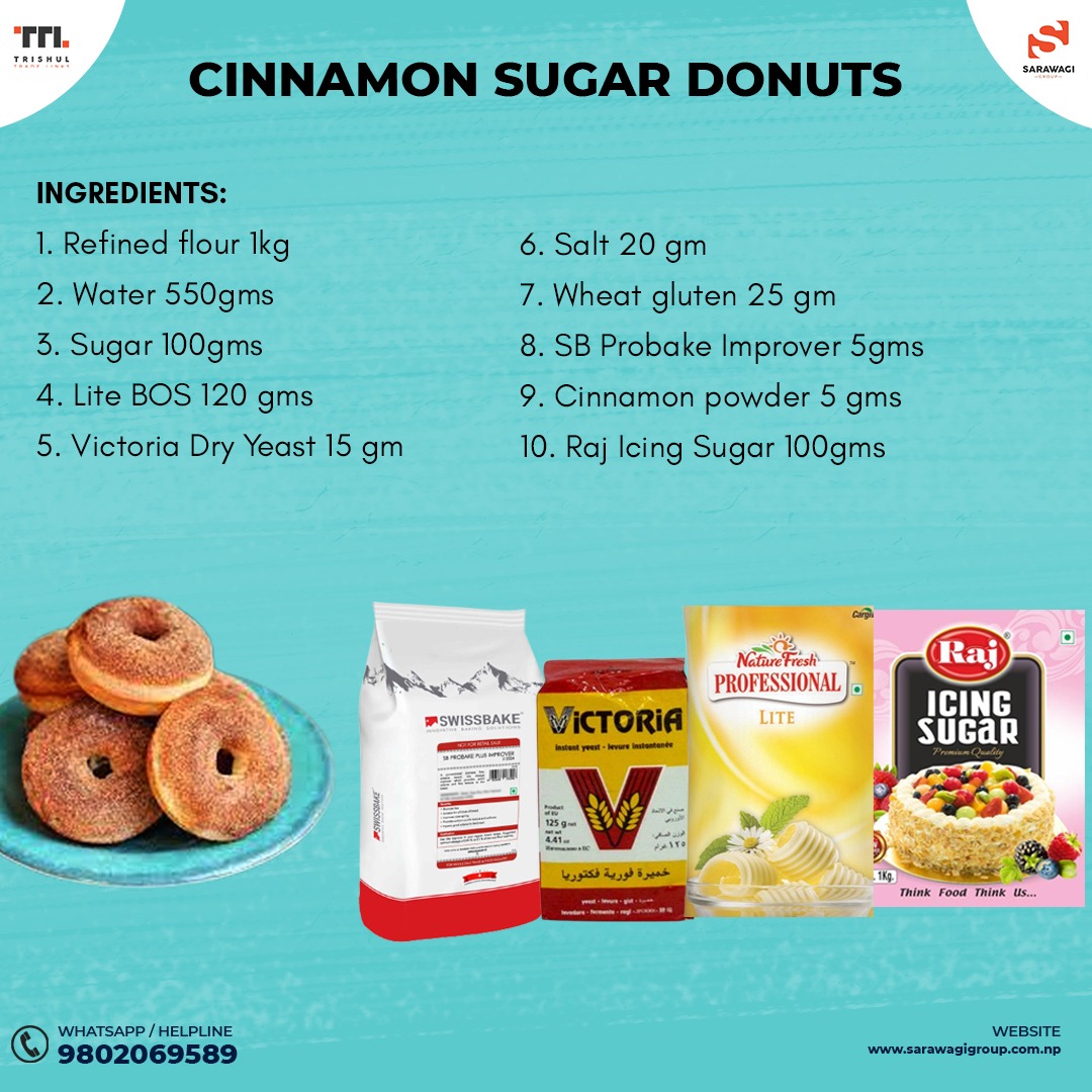 CINNAMON SUGAR DONUTS Image