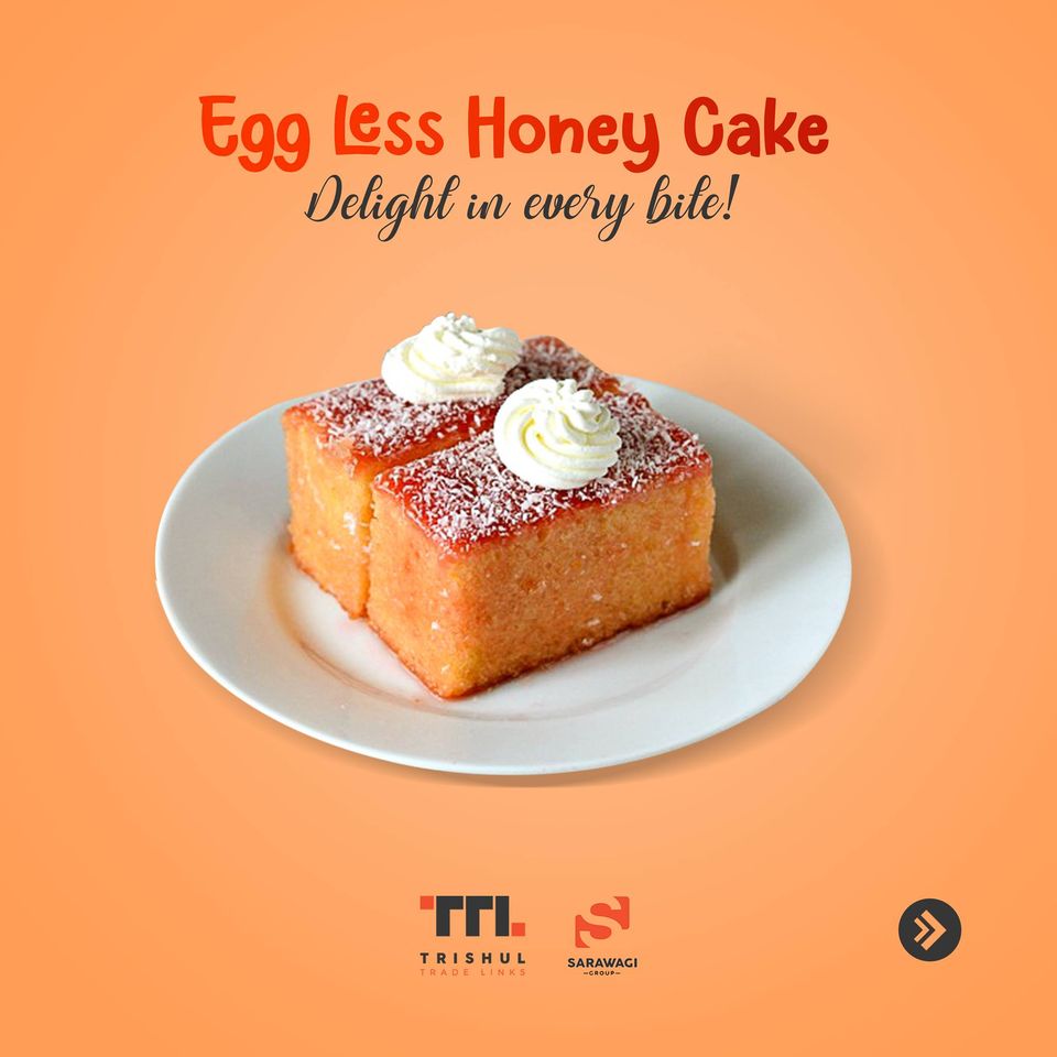 EGGLESS HONEY CAKE 🍰🍰 Image