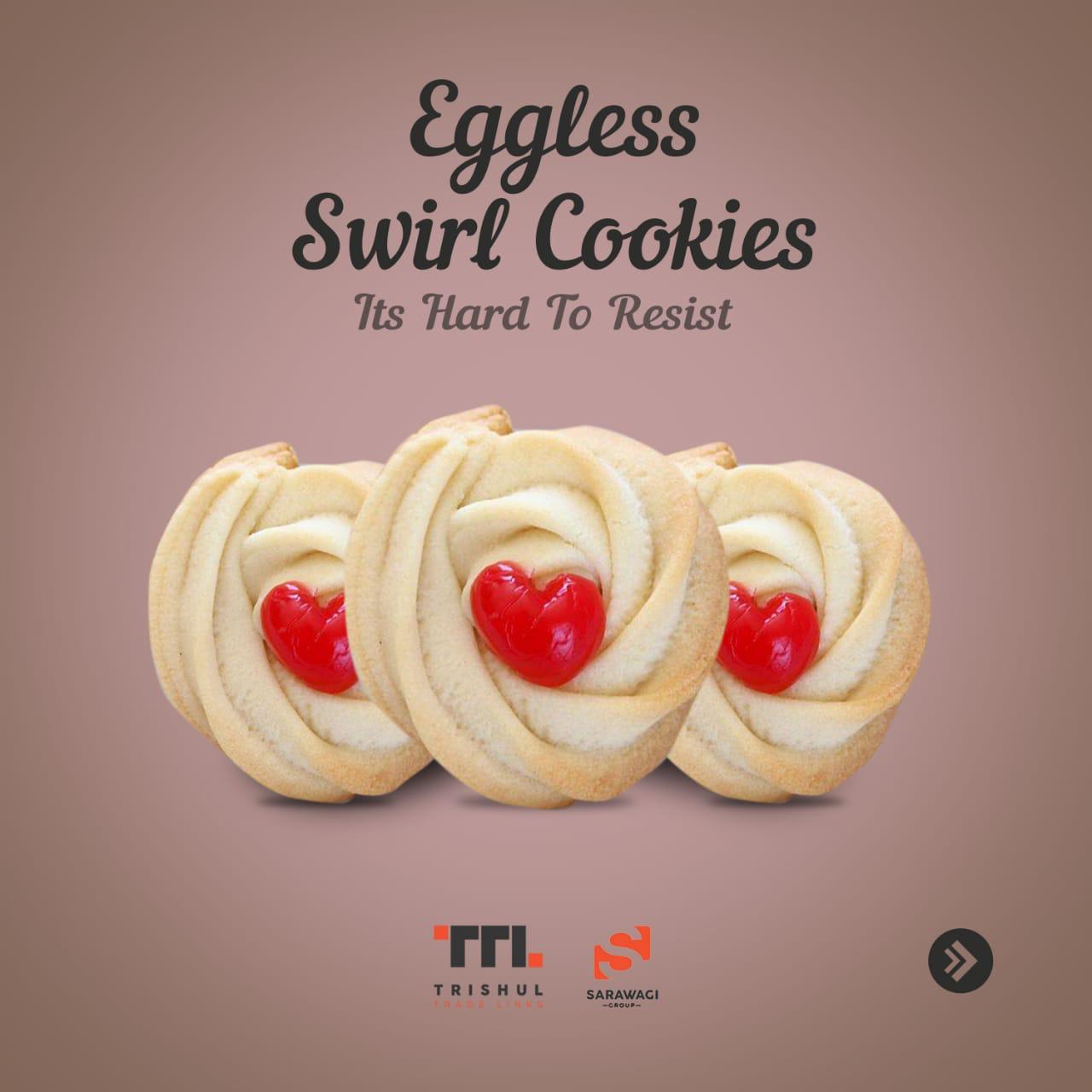 EGGLESS SWIRL COOKIES 🍪🍪 Image