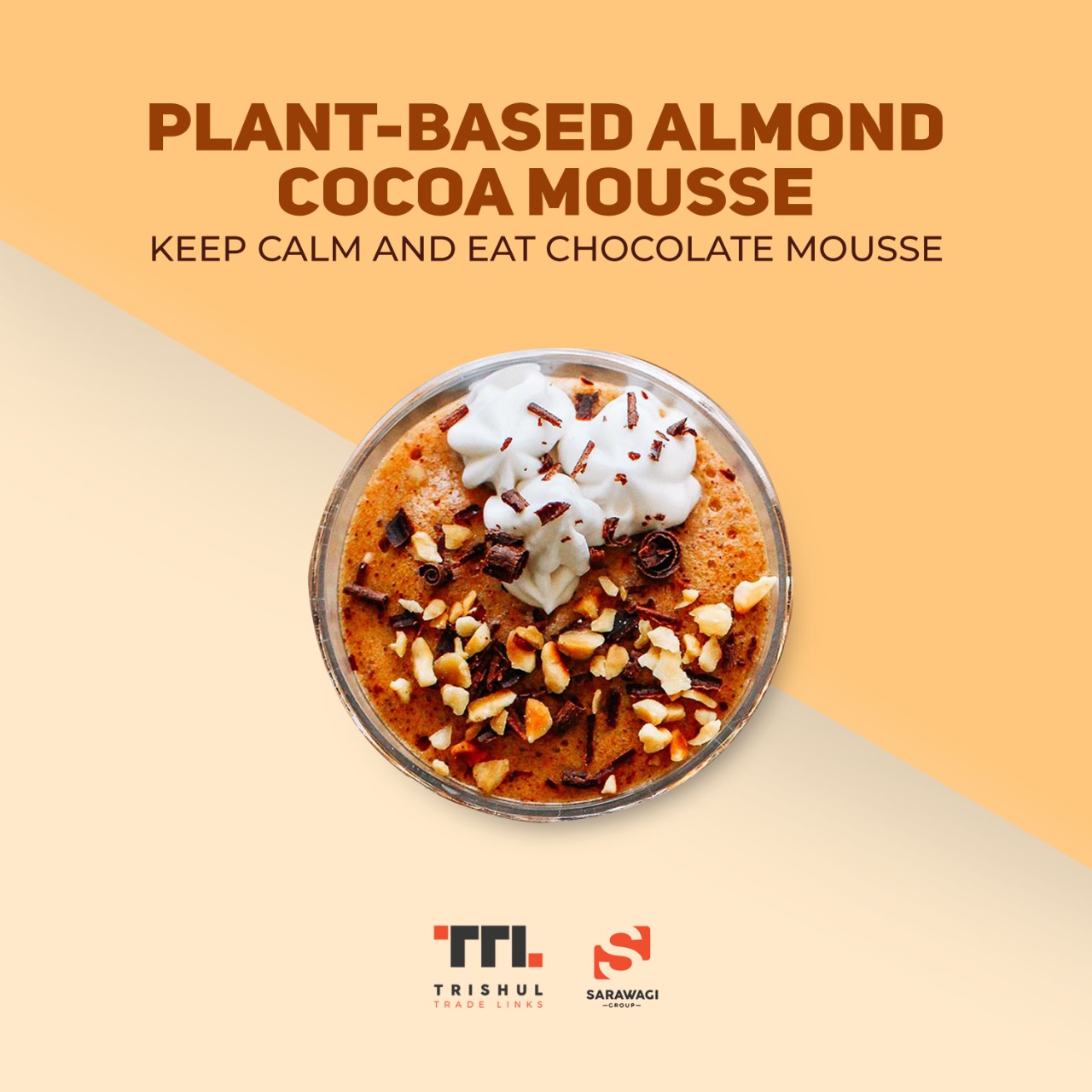 PLANT-BASED ALMOND COCOA MOUSSE 🎂 Image