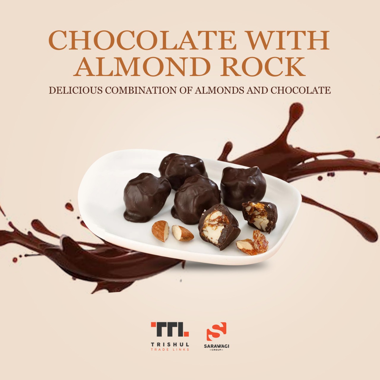 Chocolate with Almond Rock Image