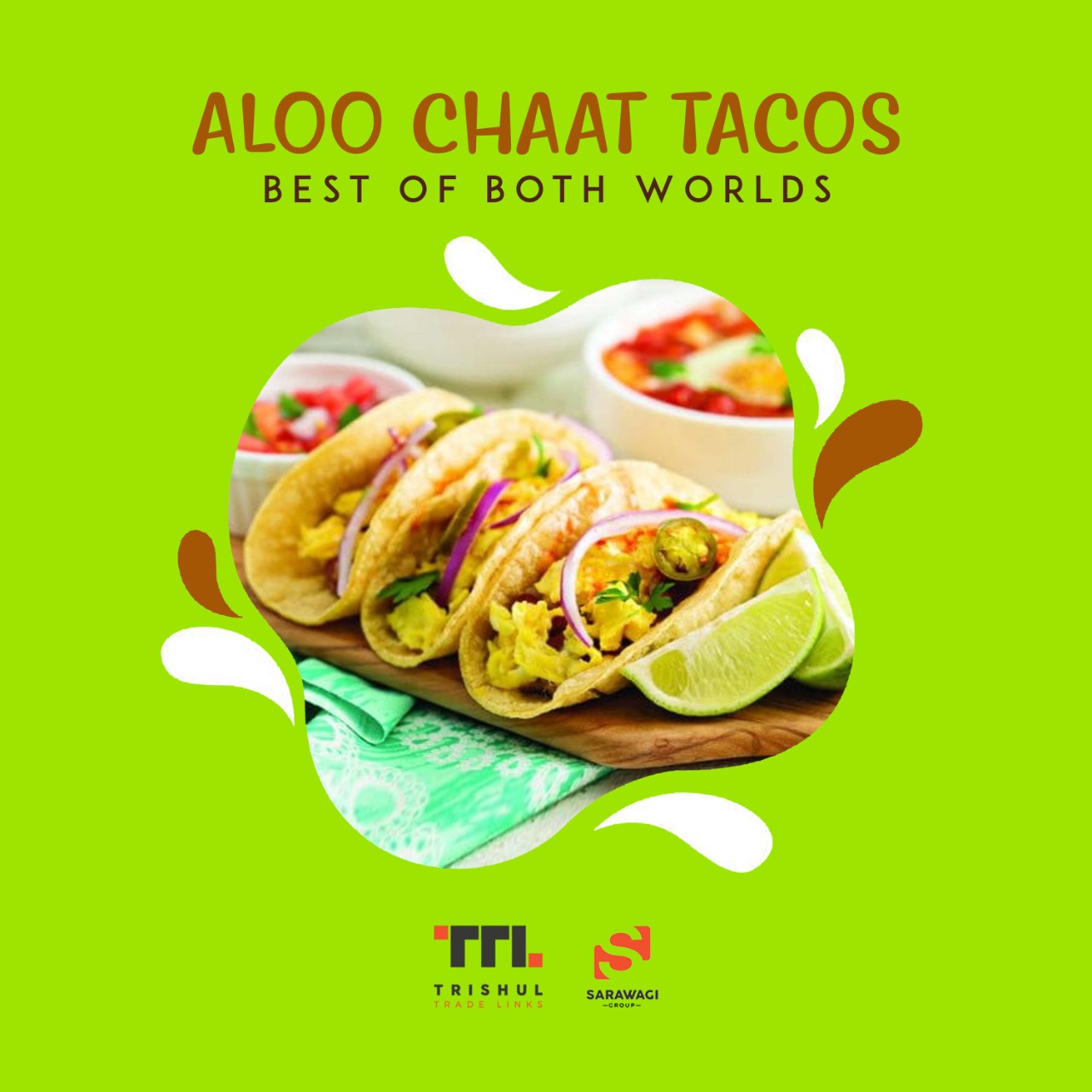 Aloo Chat Tacos Image