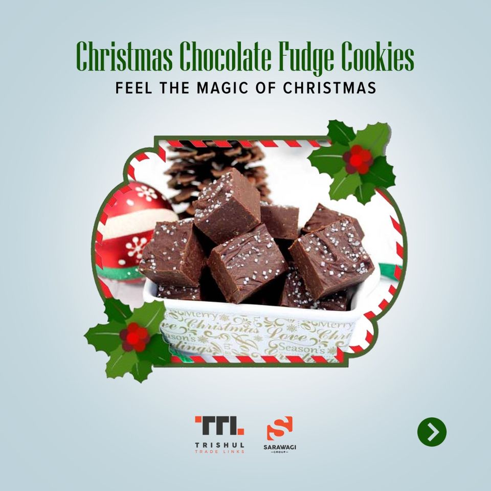 Christmas Chocolate Fudge Cookies Image