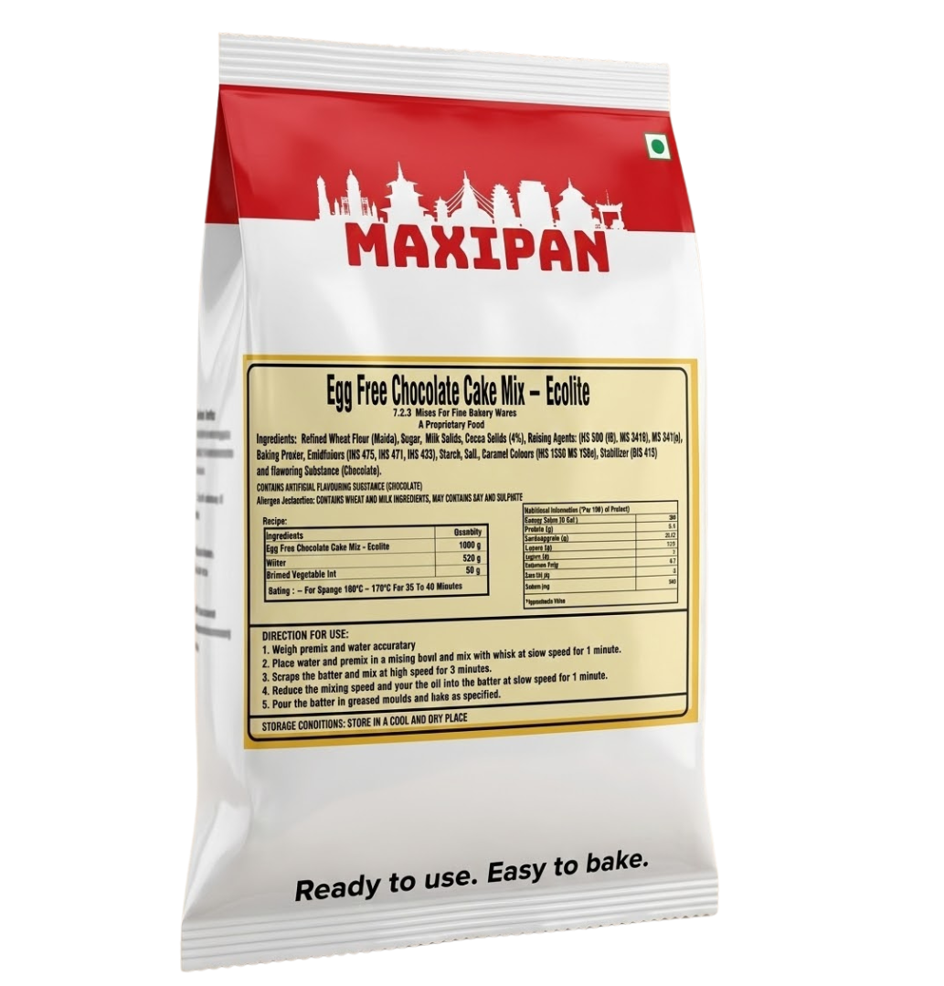 EGG FREE CHOCOLATE CAKE MIX ECOLITE Image