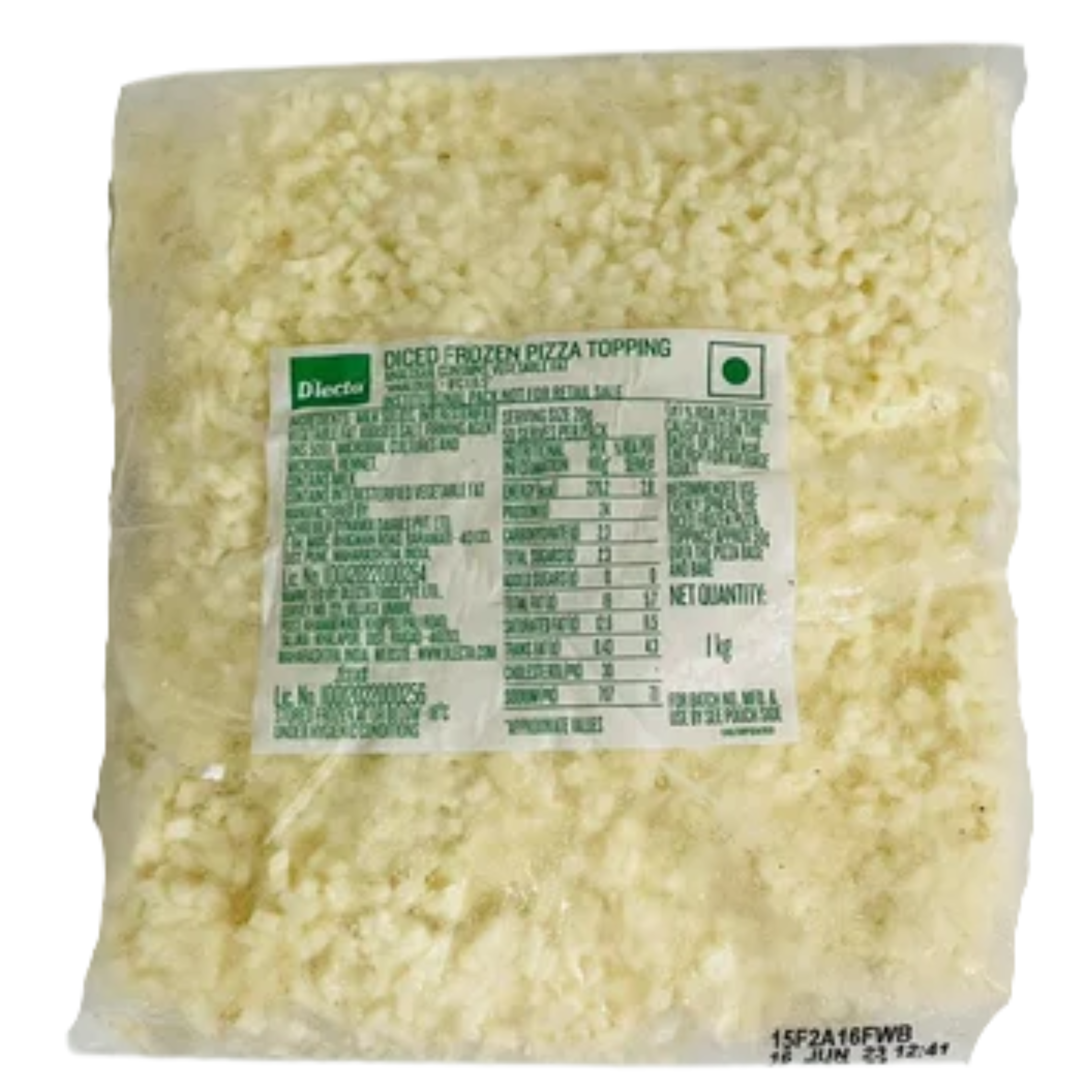 DICED FROZEN PIZZA TOPPING Image