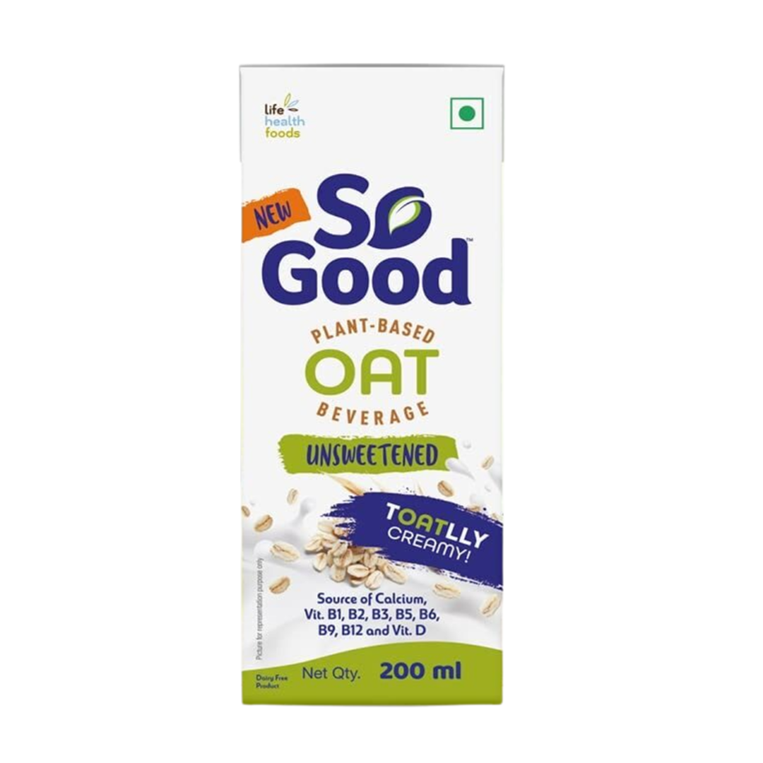 OAT BEVERAGE UNSWEETENED 200ML Image